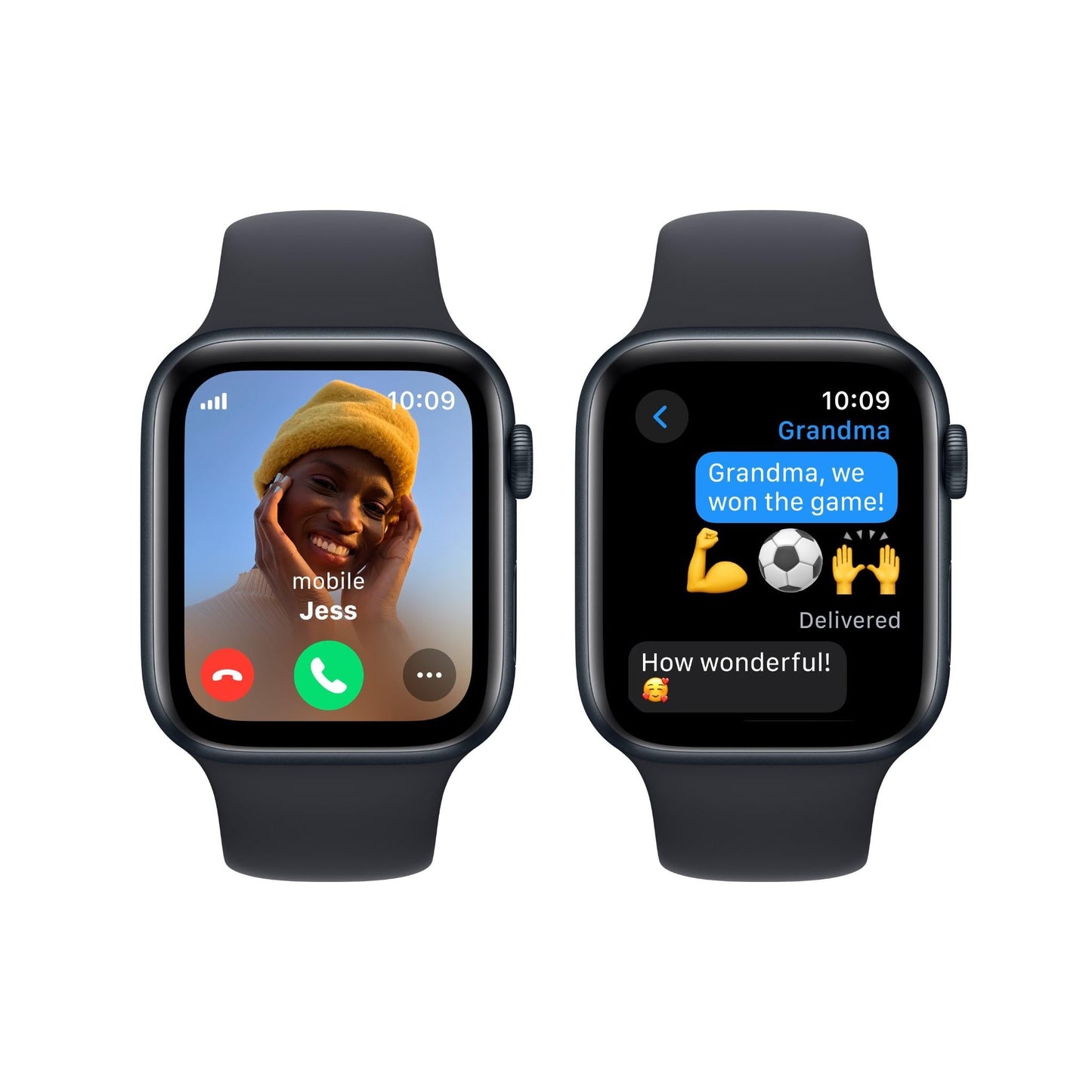Apple Watch SE 44mm Midnight Aluminium Case GPS + Cellular (S/M)[2023]