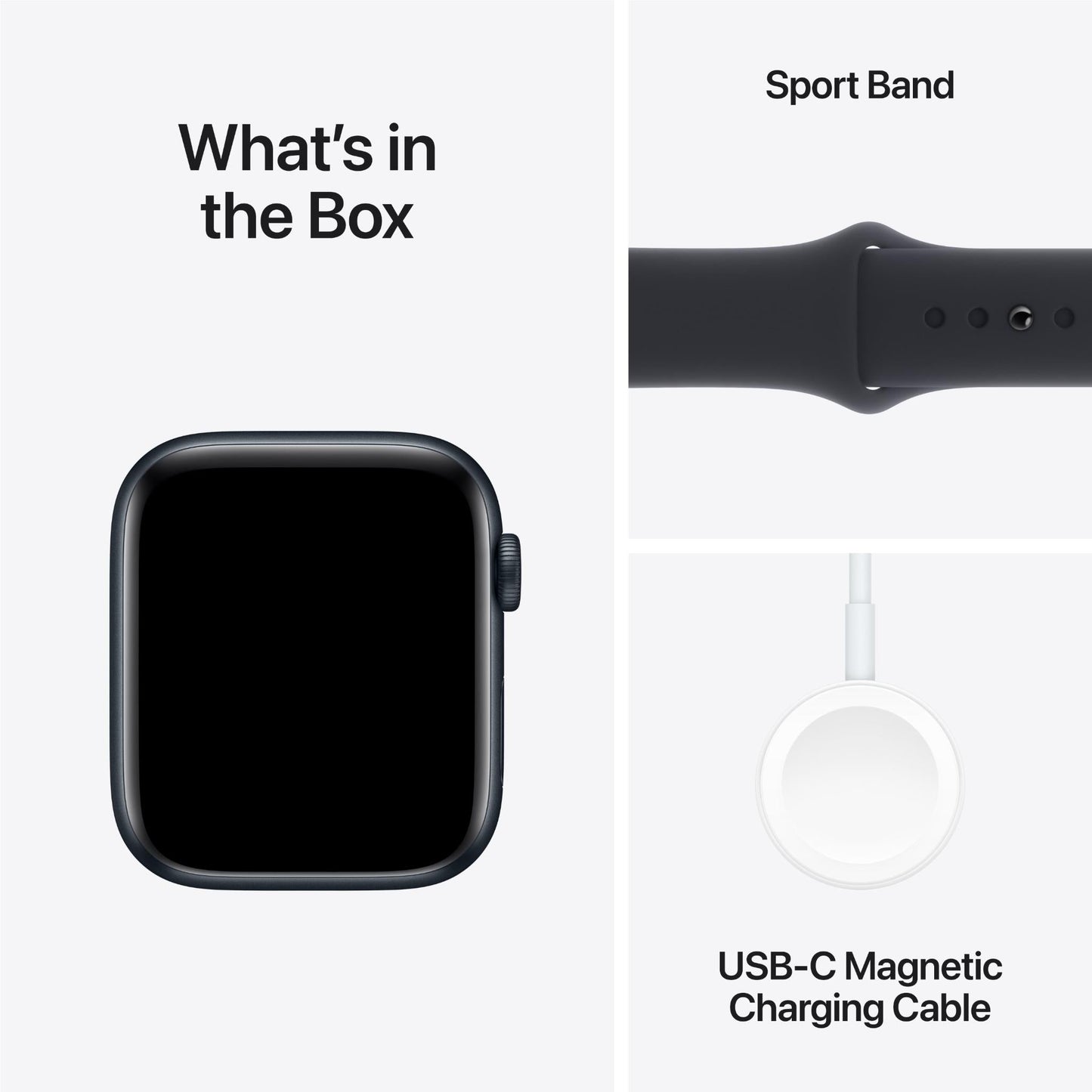 Apple Watch SE 44mm Midnight Aluminium Case GPS + Cellular (S/M)[2023]