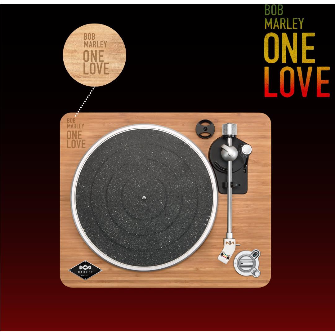 Marley One Love Stir It Up Wireless Turntable (Limited Edition)