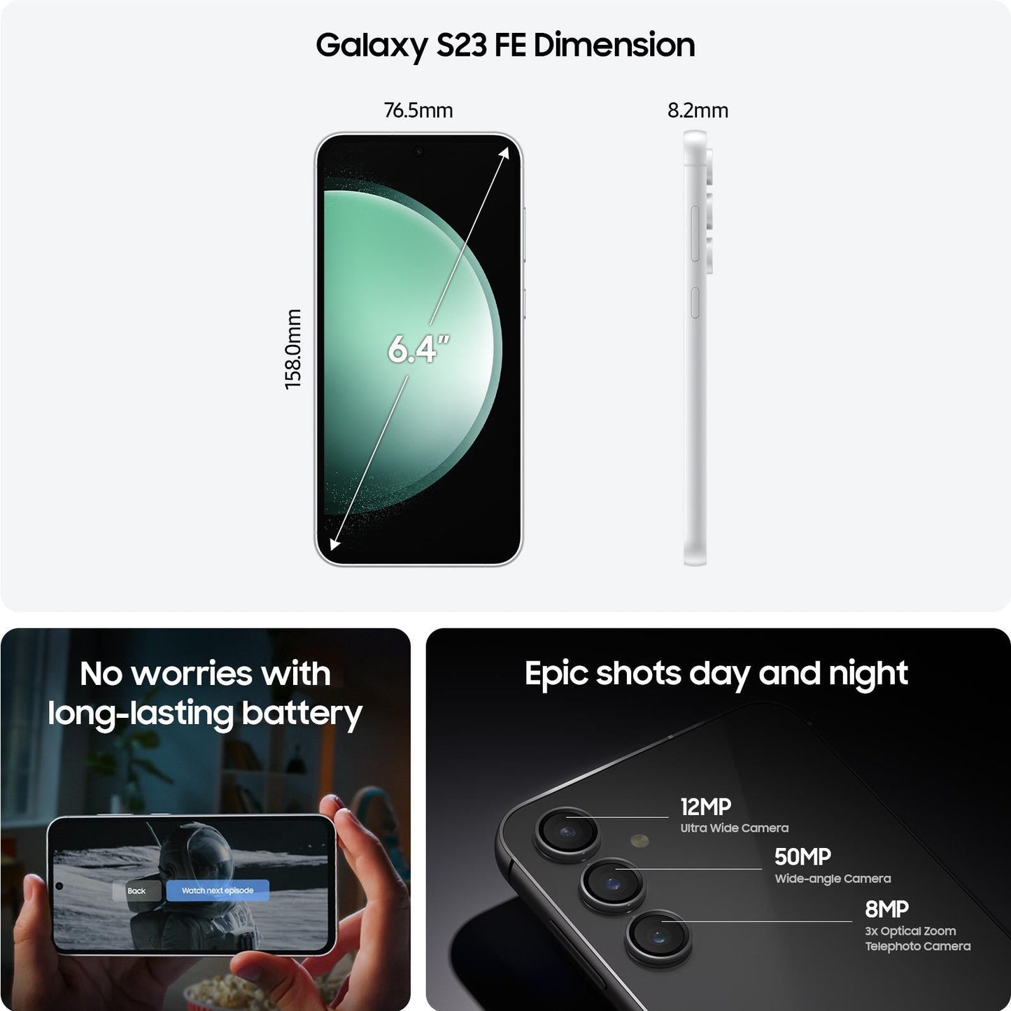 Samsung Galaxy S23 FE 5G 128GB (Graphite)