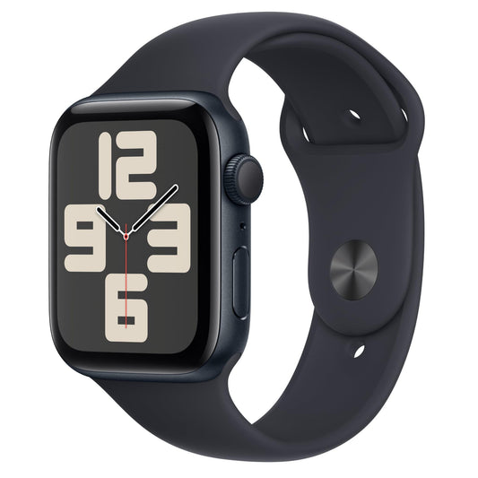 Apple Watch SE 44mm Midnight Aluminium Case GPS (M/L) [2023] [~Renewed]