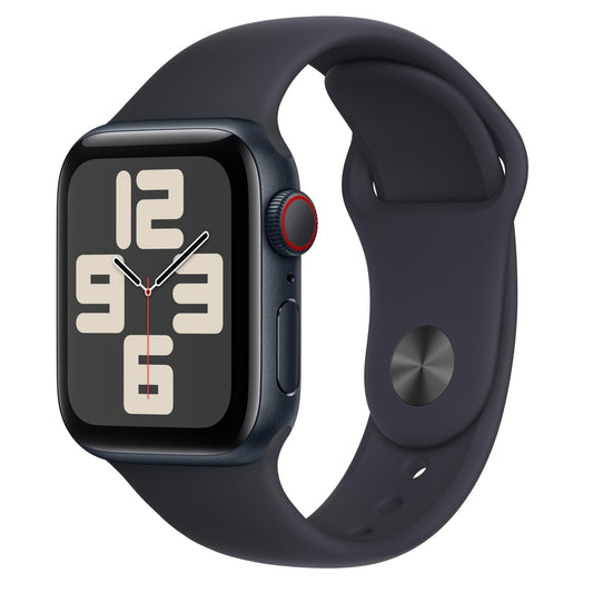 Apple Watch SE 40mm Midnight Aluminium Case GPS + Cellular [2023] [~Renewed]