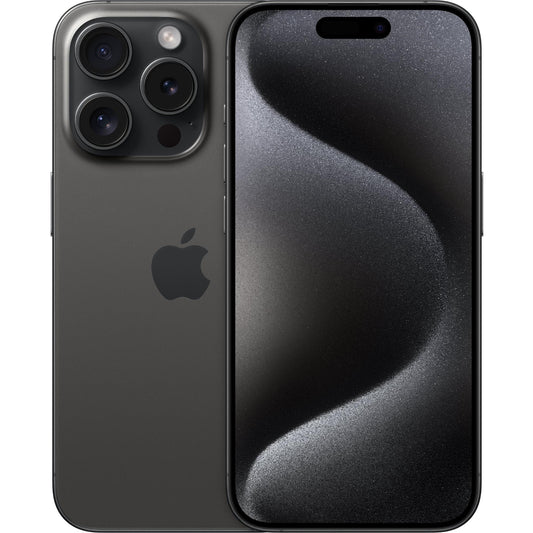 Apple iPhone 15 Pro 128GB (Black Titanium) [~Renewed]
