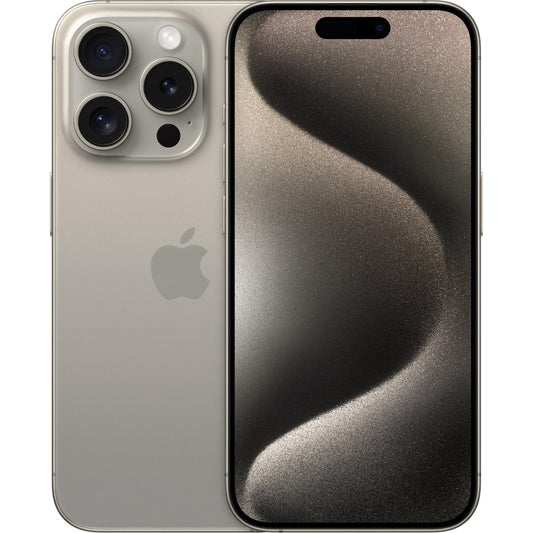 Apple iPhone 15 Pro 256GB (Natural Titanium) [~Renewed]