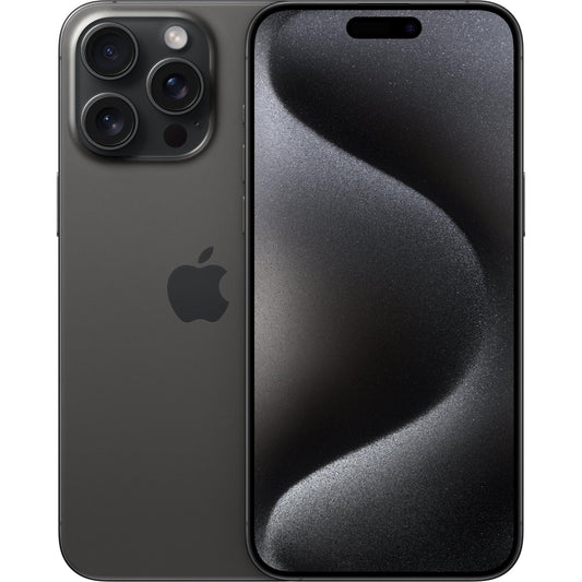 Apple iPhone 15 Pro Max 256GB (Black Titanium) [~Renewed]
