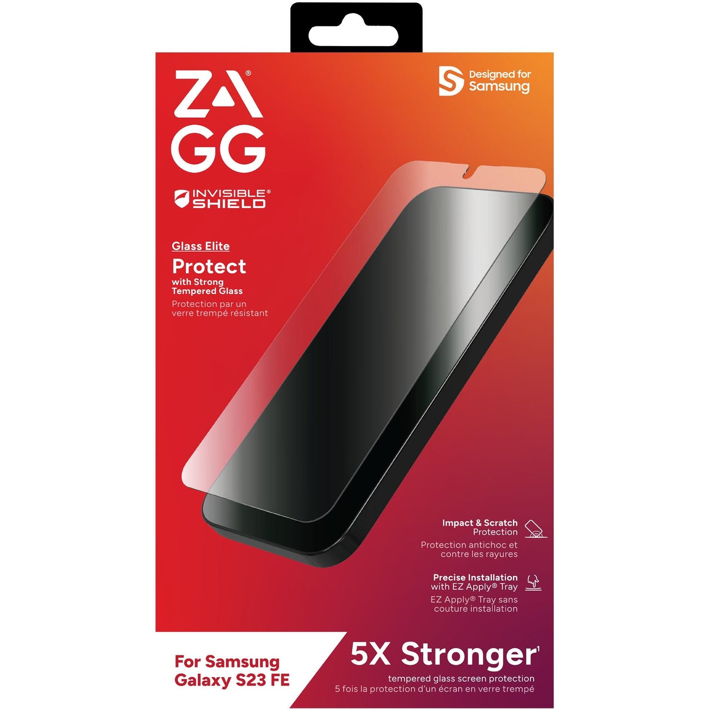 ZAGG InvisibleShield Glass Elite Screen Protector for Galaxy S23 FE