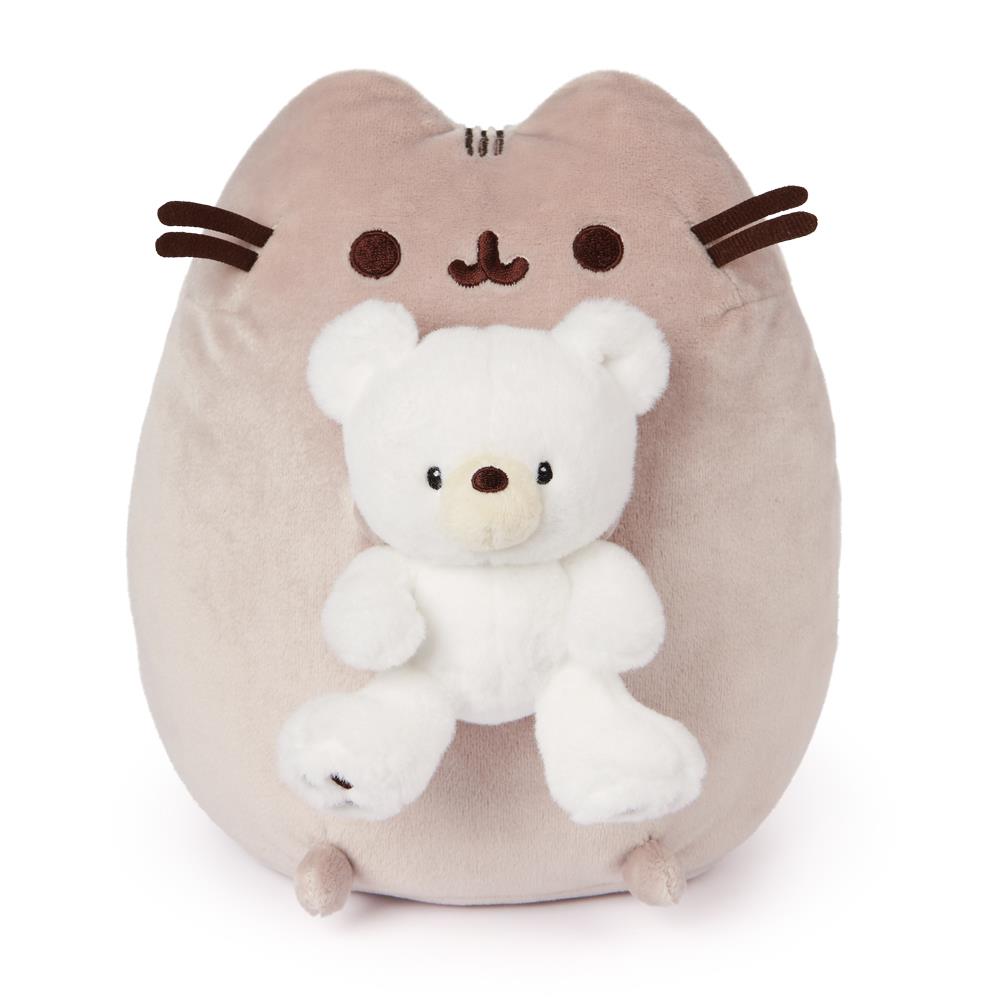 Pusheen Holding Gund Kai Bear 24cm Plush