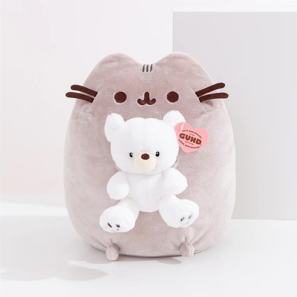 Pusheen Holding Gund Kai Bear 24cm Plush