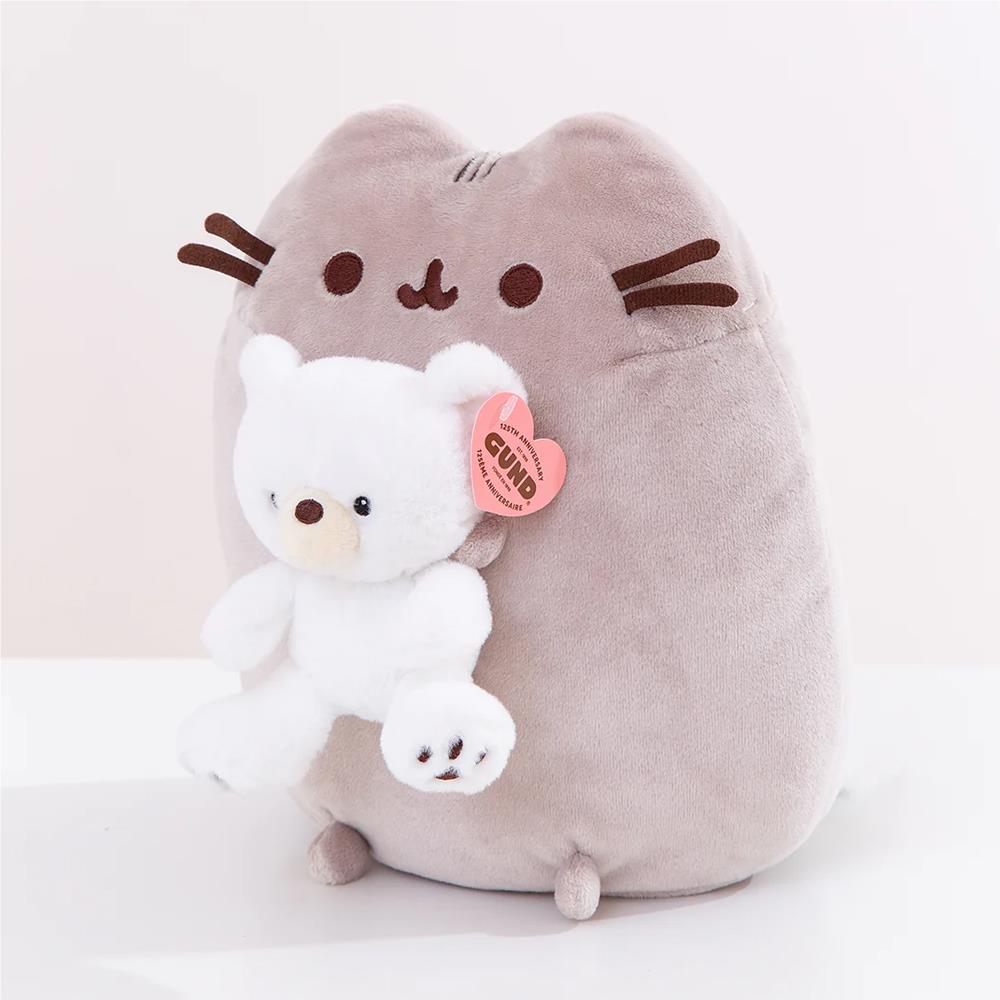 Pusheen Holding Gund Kai Bear 24cm Plush