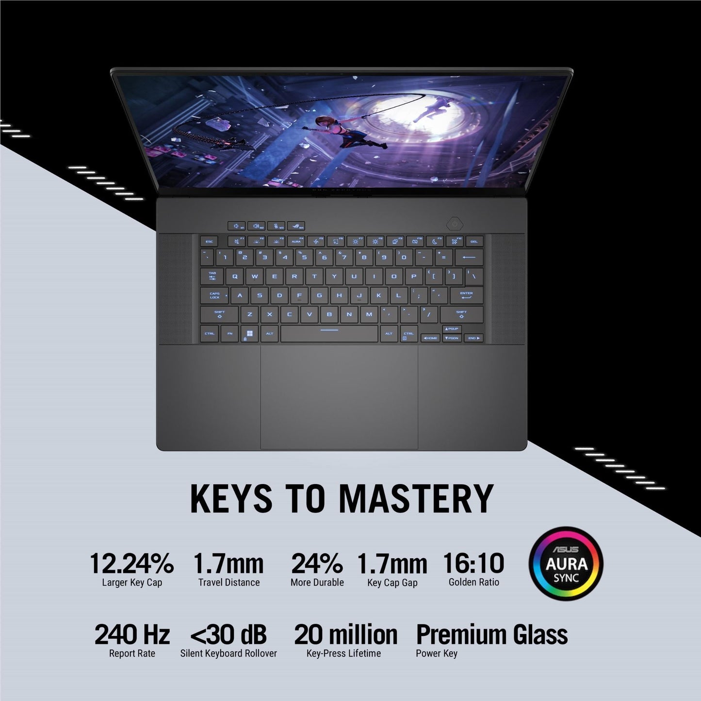 Asus ROG Zephyrus G16 16" 2.5K 240Hz OLED Gaming Laptop (Intel Core Ultra 7)[GeForce RTX 4060]