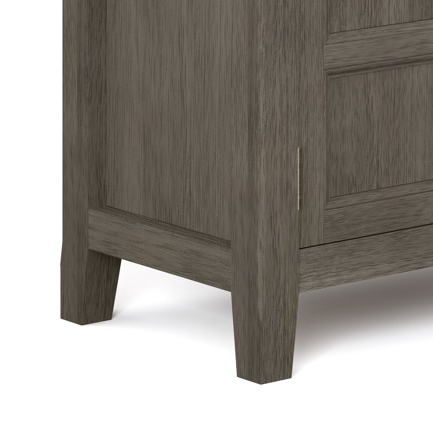 Fracture Storage Cabinet with 2 Doors and Tapered Legs