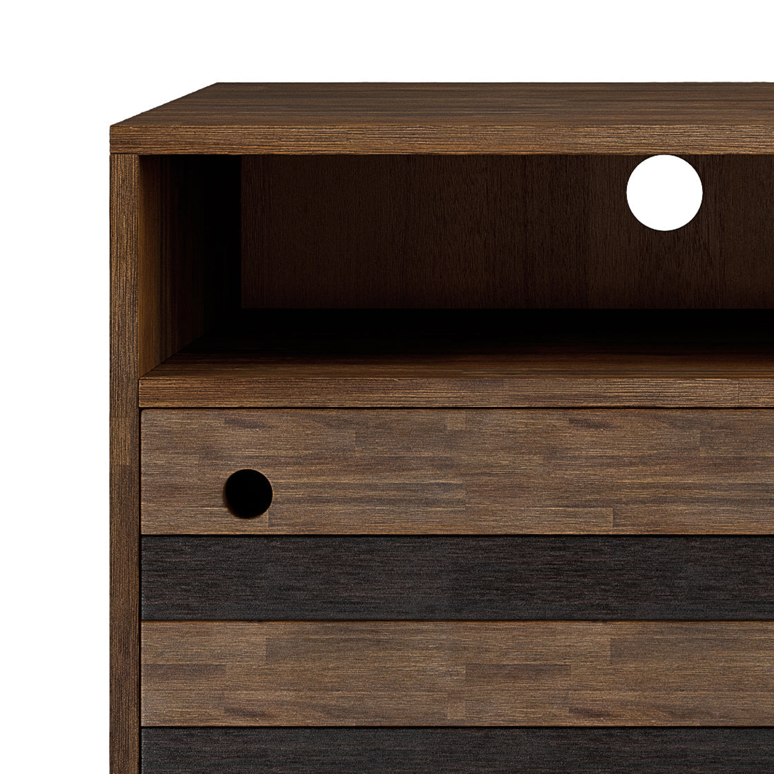 54" TV Stand with Adjustable Shelves and Sliding Doors