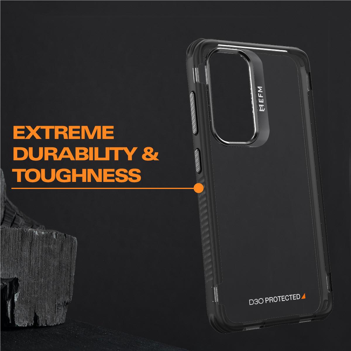 EFM Cayman 2.0 Case Armour with D3O BIO for Galaxy S24 (Carbon)