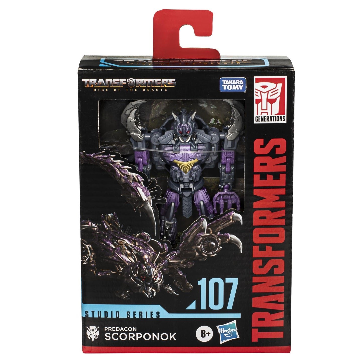 Transformers - Studio Series 107: Transformers: Rise Of The Beasts - Deluxe  Predacon Scorponok Figure