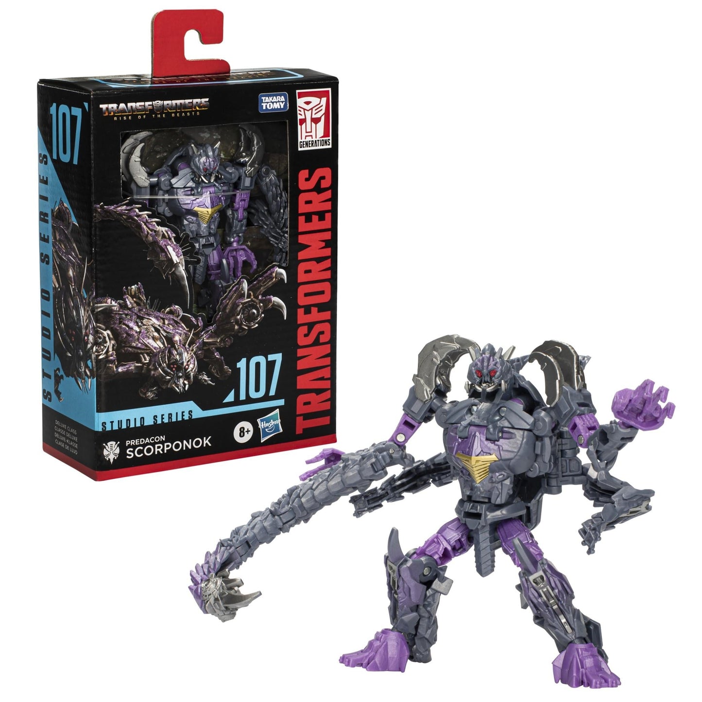 Transformers - Studio Series 107: Transformers: Rise Of The Beasts - Deluxe  Predacon Scorponok Figure