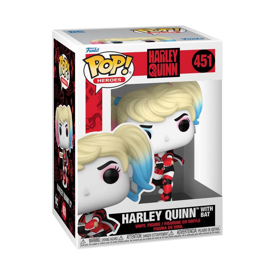 DC Comics - Harley Quinn With Bat Pop! Vinyl