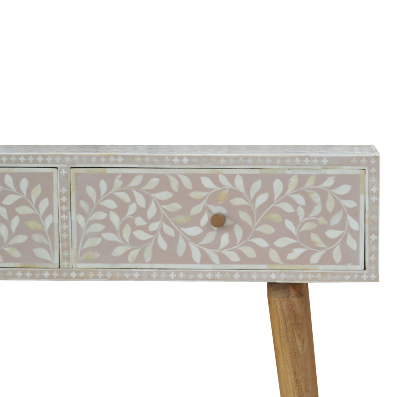 Floral Pattern Console Table