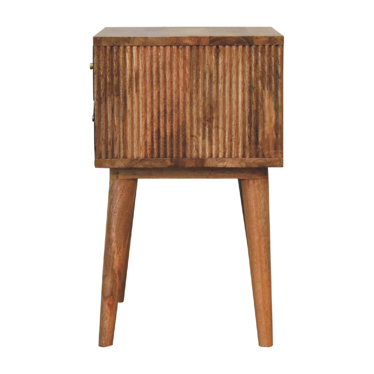 Solid Wood Beside with 2 Drawers