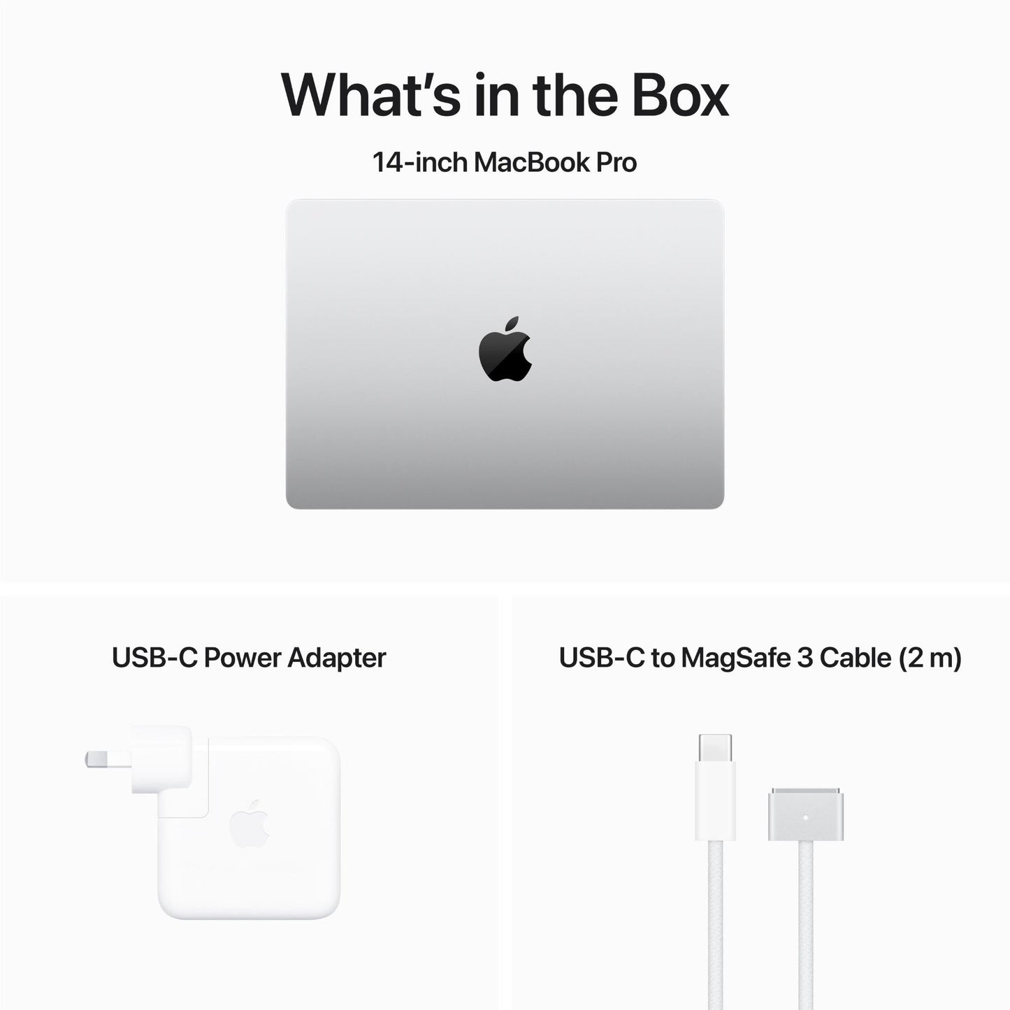Apple MacBook Pro 14-inch with M3 Chip, 1TB SSD/16GB (Silver)[2023]