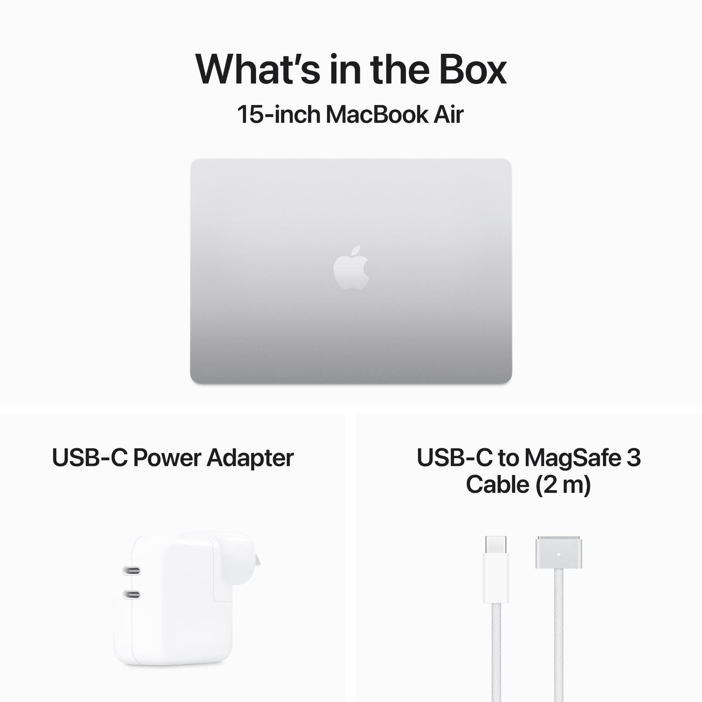 Apple MacBook Air 15-inch with M3 chip, 10-core GPU 512GB/8GB (Silver) [2024]