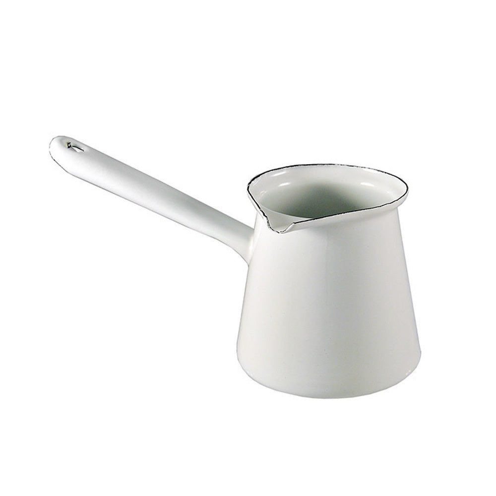 Urban Style 6cm Enamel 500ml Turkish Coffee Pot (White)