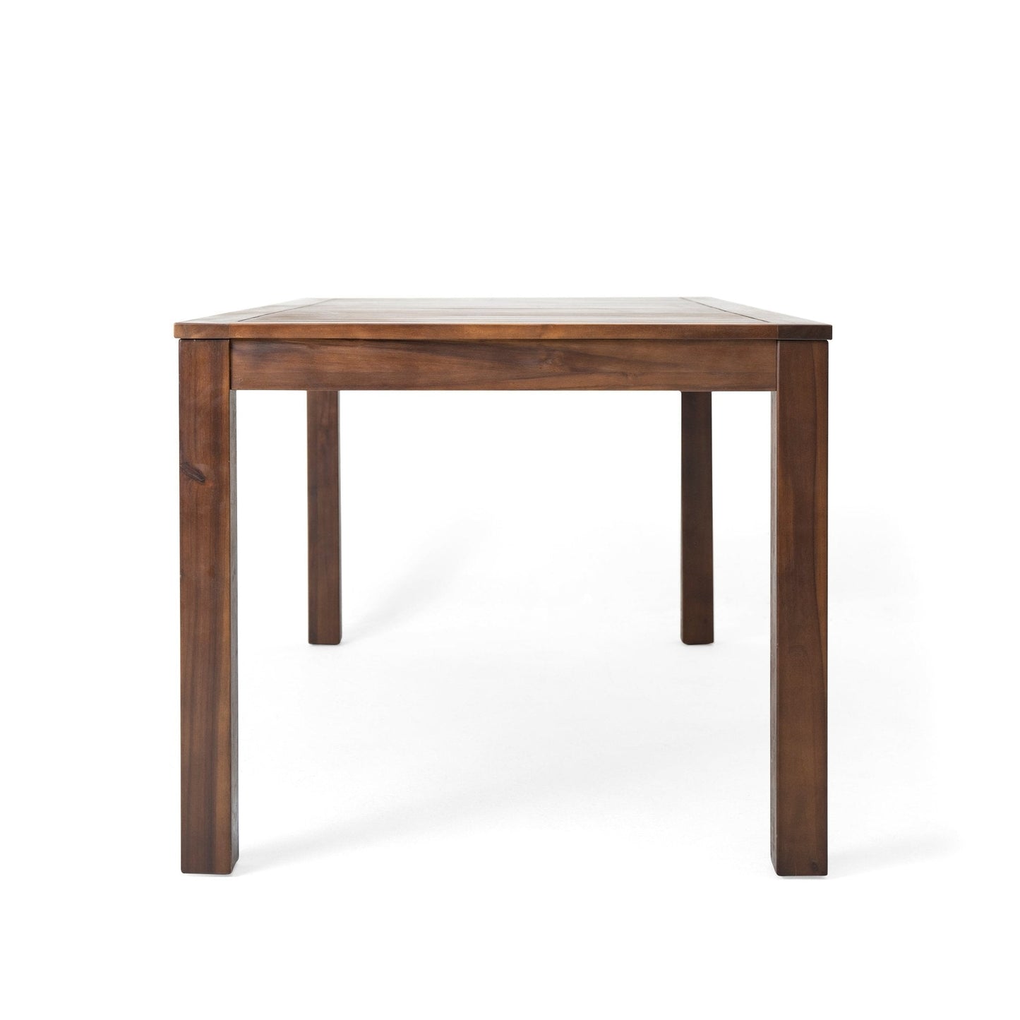 69" Acacia Wood Outdoor Dining Table