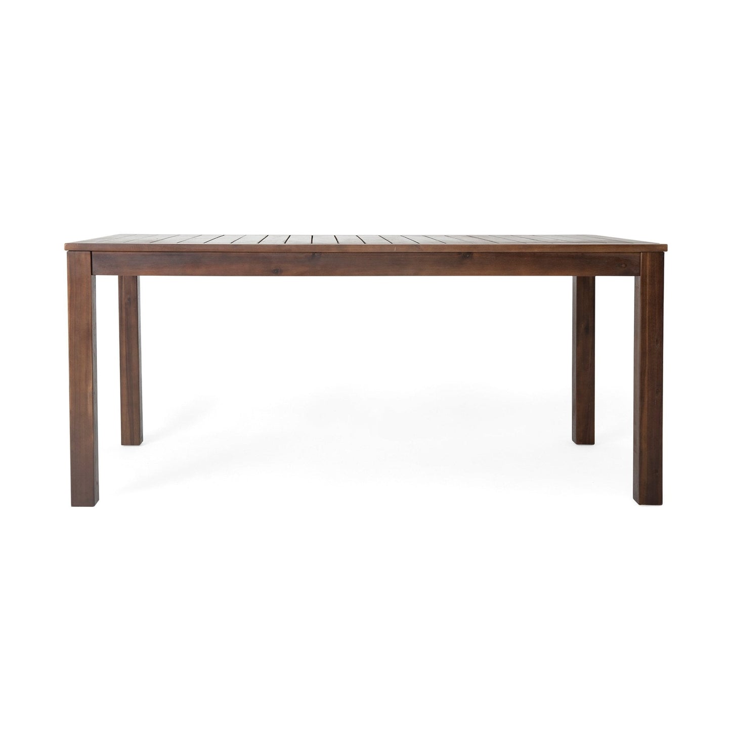 69" Acacia Wood Outdoor Dining Table