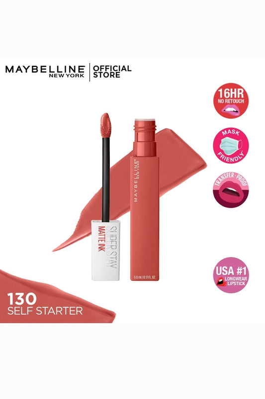 SuperStay Matte Ink Liquid Lipstick - 130 Self Starter