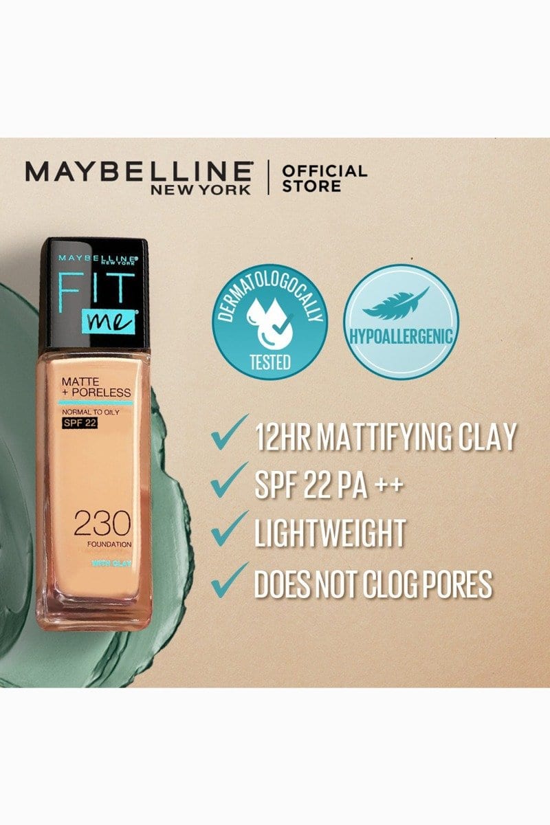 Fit Me! Dewy + Smooth Foundation - 125 Nude Beige