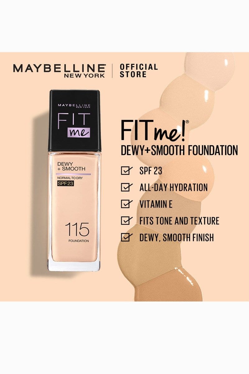 Fit Me! Dewy + Smooth Foundation - 130 Buff Beige