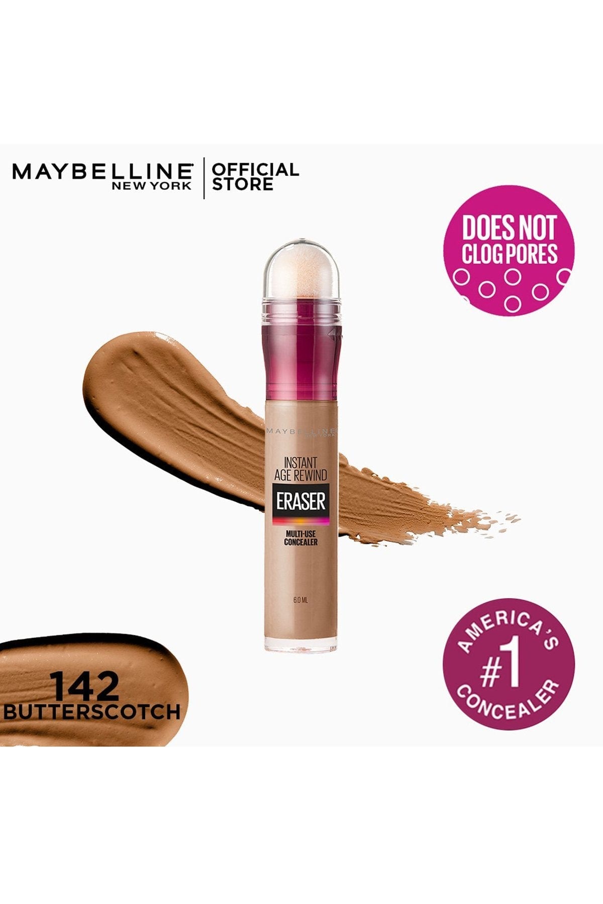 Instant Age Rewind Concealer - 142 Butterscotch