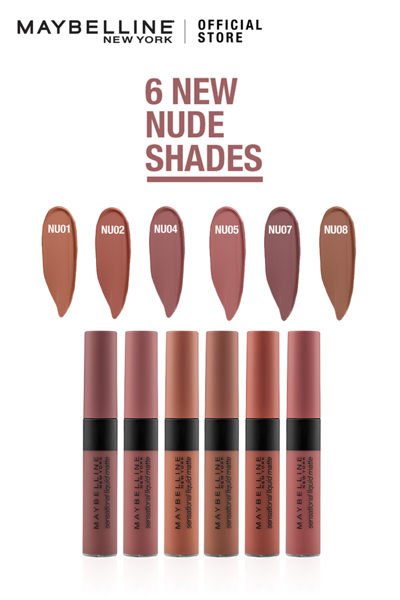 Sensational Liquid Matte Lipstick - NU 05 - Barely Legal