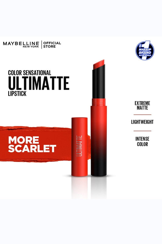 Color Sensational Ultimatte Lipstick - More Scarlet