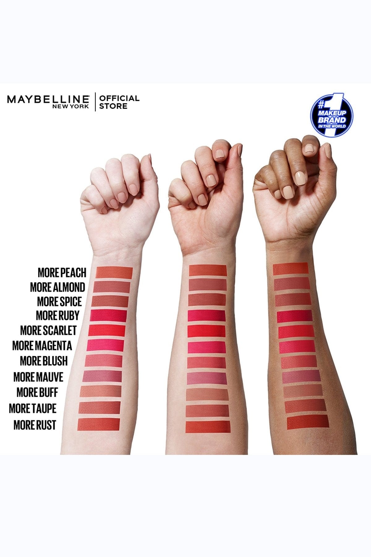 Color Sensational Ultimatte Lipstick - More Scarlet