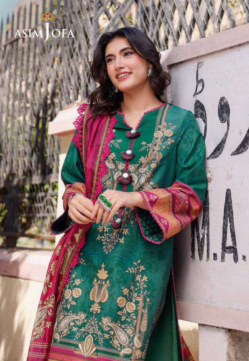AJPL-04 PRINTED ARABIC LAWN 3 PCS