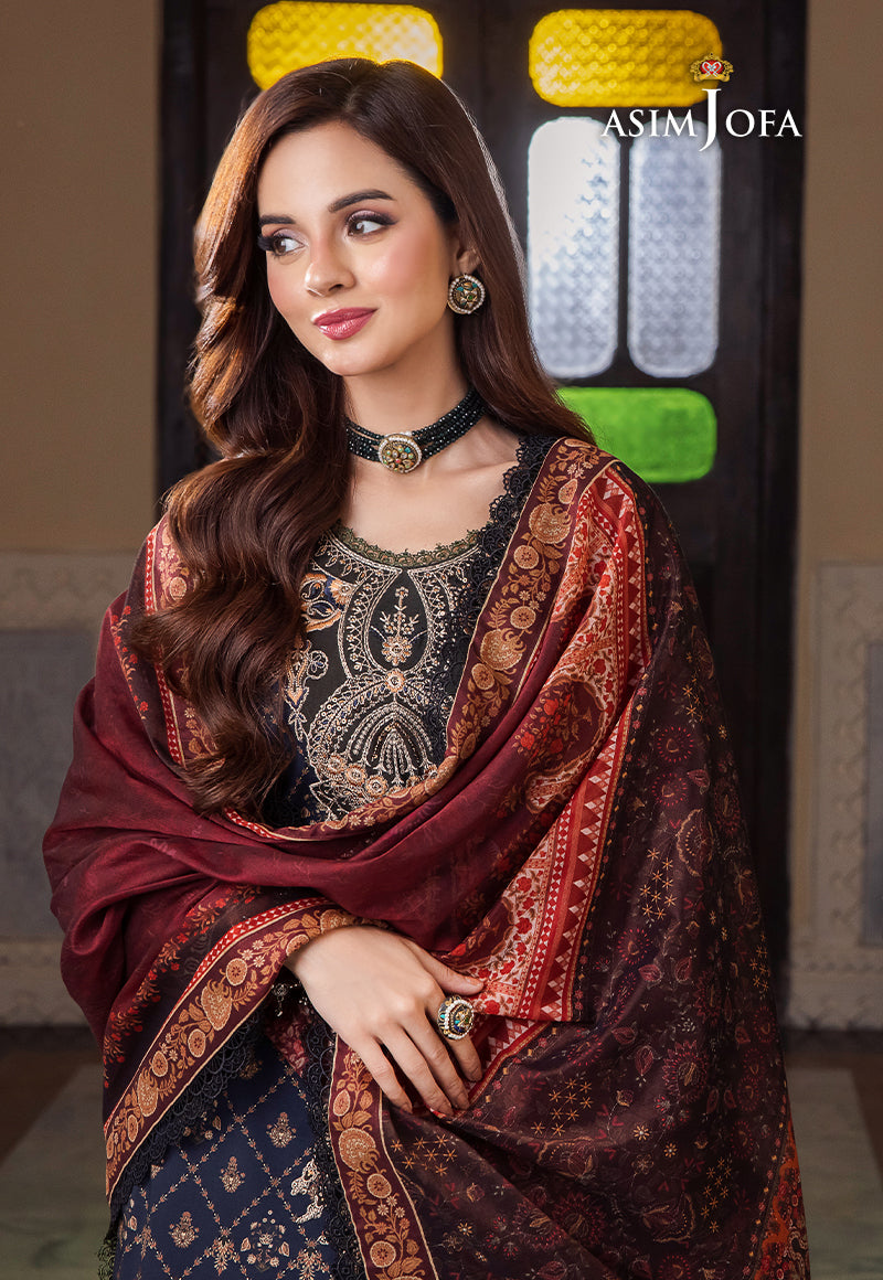 AJRW-25 EMBROIDERED PREMIUM WINTER COTTON 3 PCS