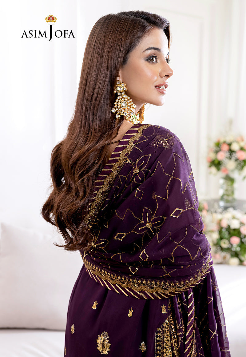 AJJM-06 EMBROIDERED CHIFFON 3 PCS