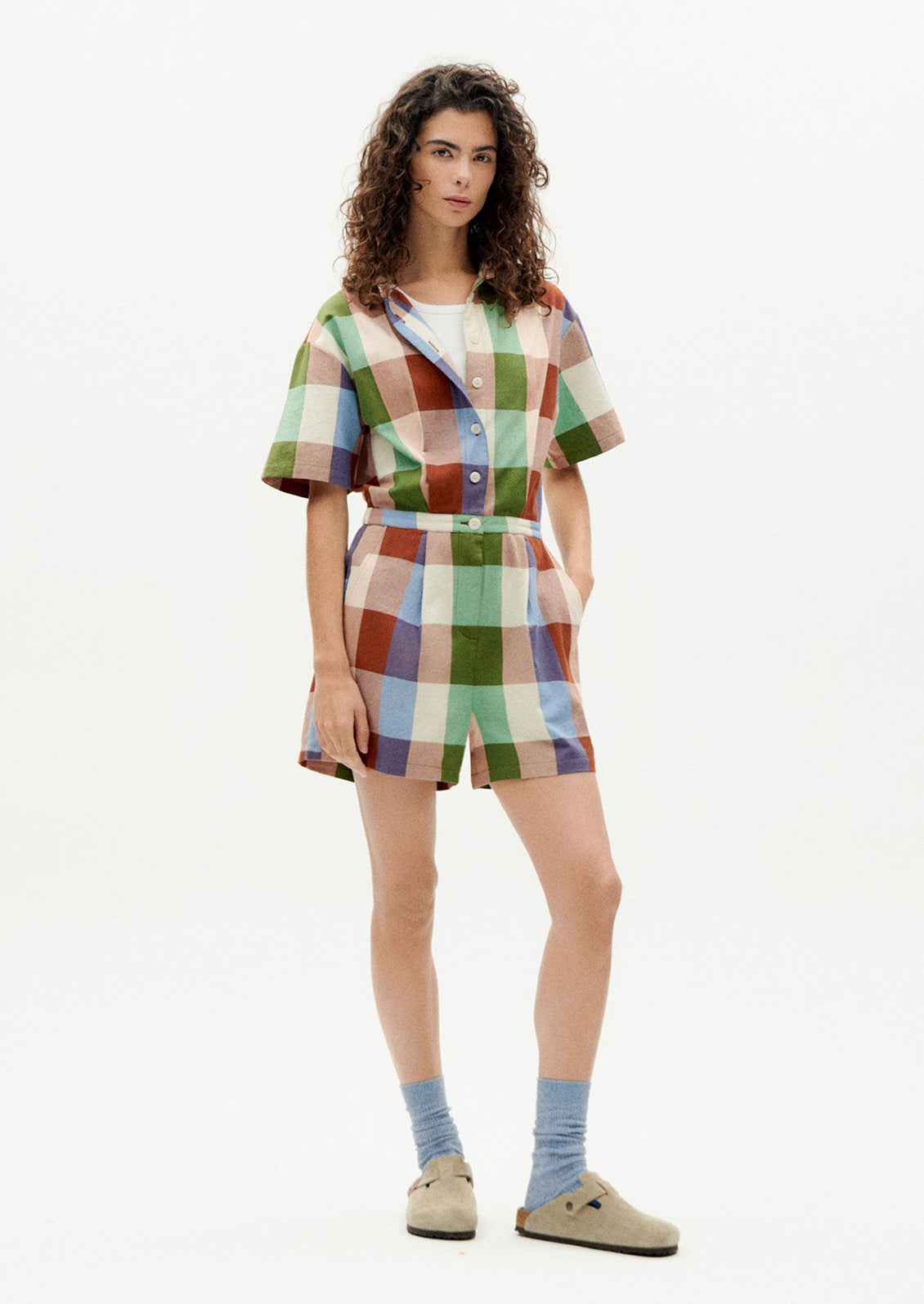 Agata Jumpsuit in Multicolor Madras