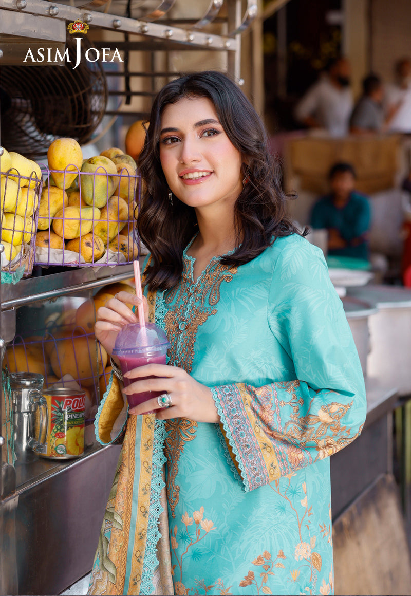 AJPL-02 PRINTED ARABIC LAWN 3 PCS