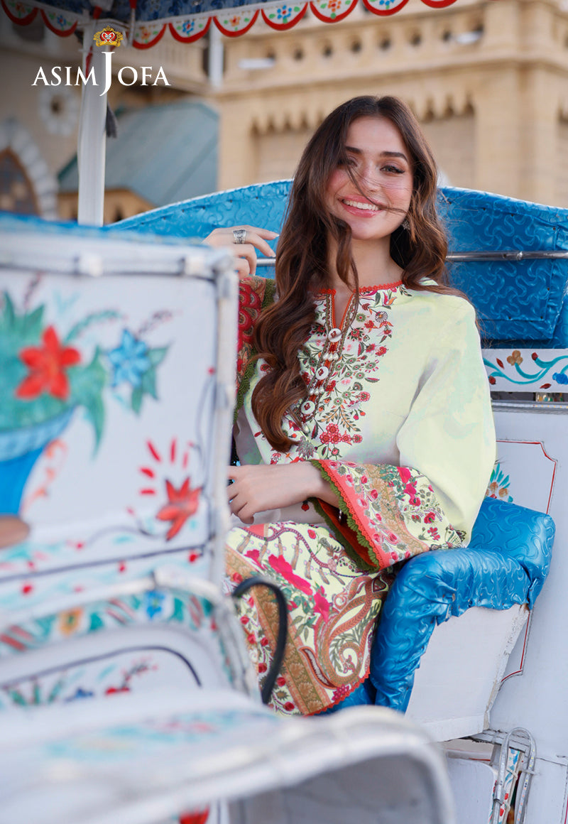 AJPL-06 PRINTED ARABIC LAWN 3 PCS