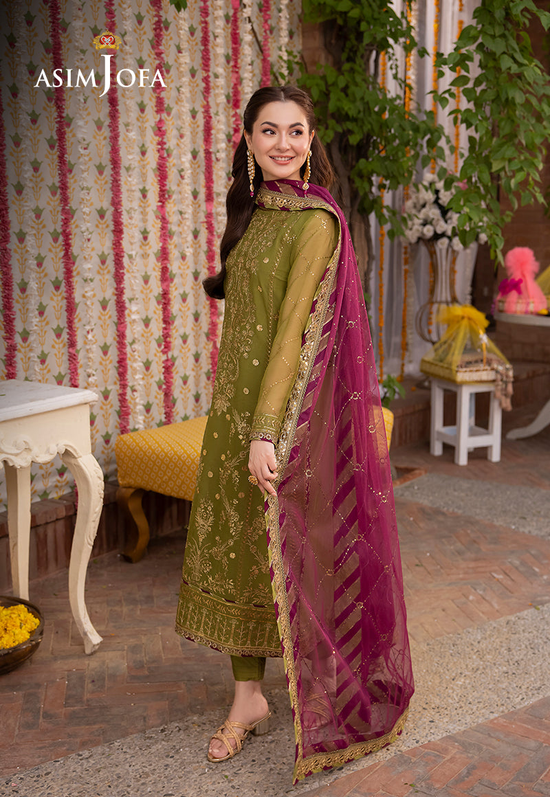 AJMJ-16 EMBROIDERED CHIFFON 3 PCS
