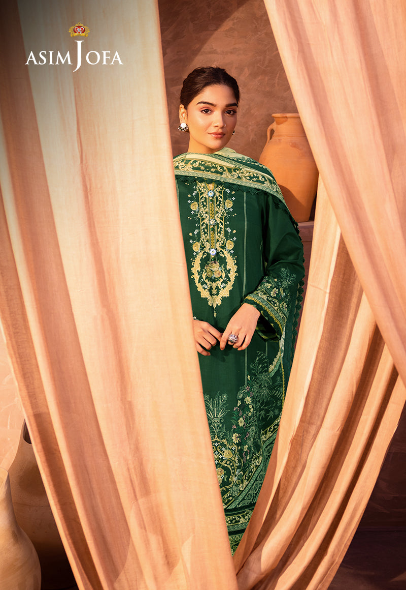 AJUB-13 PRINTED LAWN 3 PCS