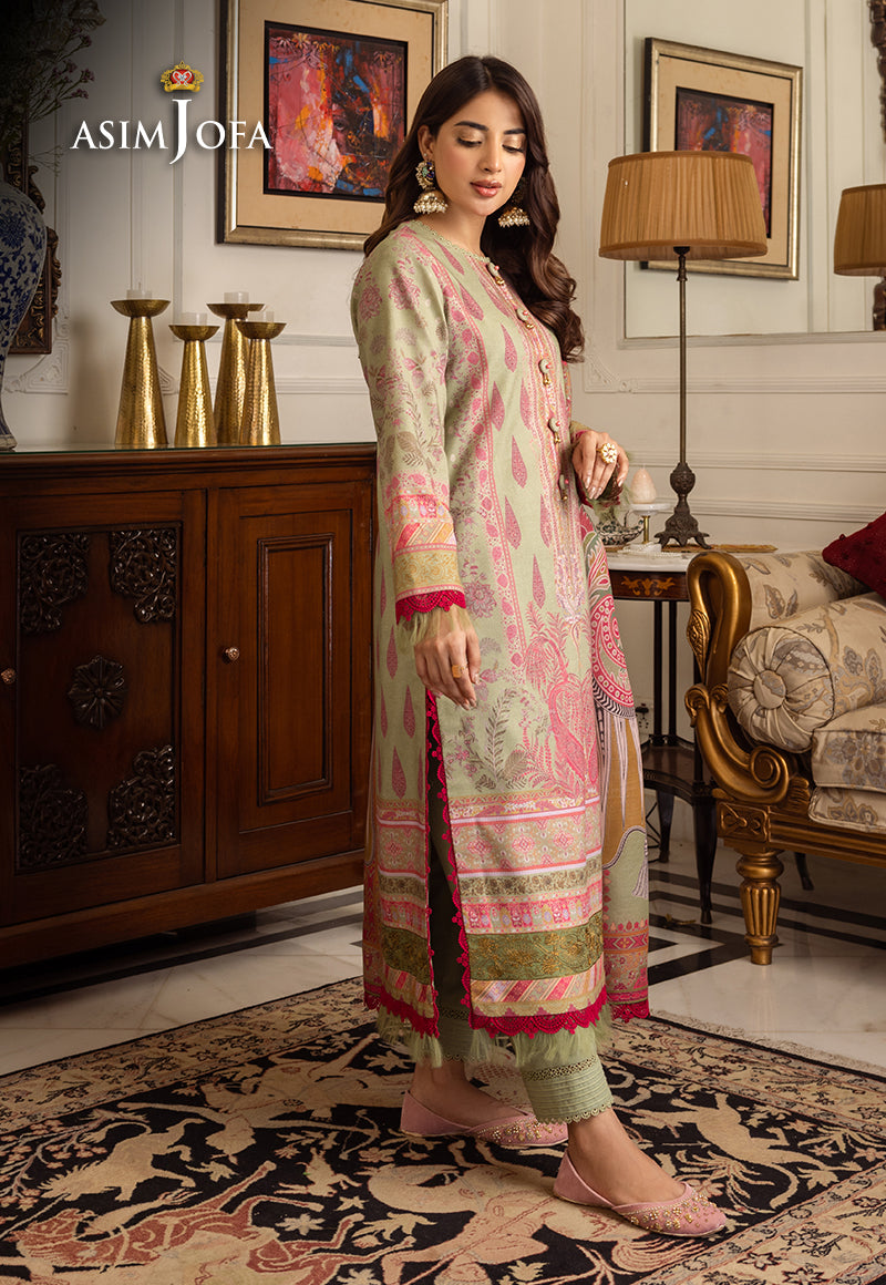 AJIWP-08 EMBROIDERED KARANDI 3 PCS