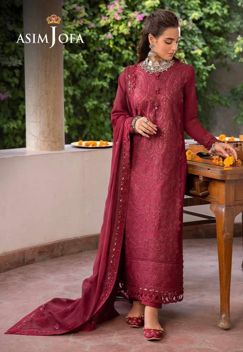 AJSW-02 EMBROIDERED POLY VISCOSE 3 PCS