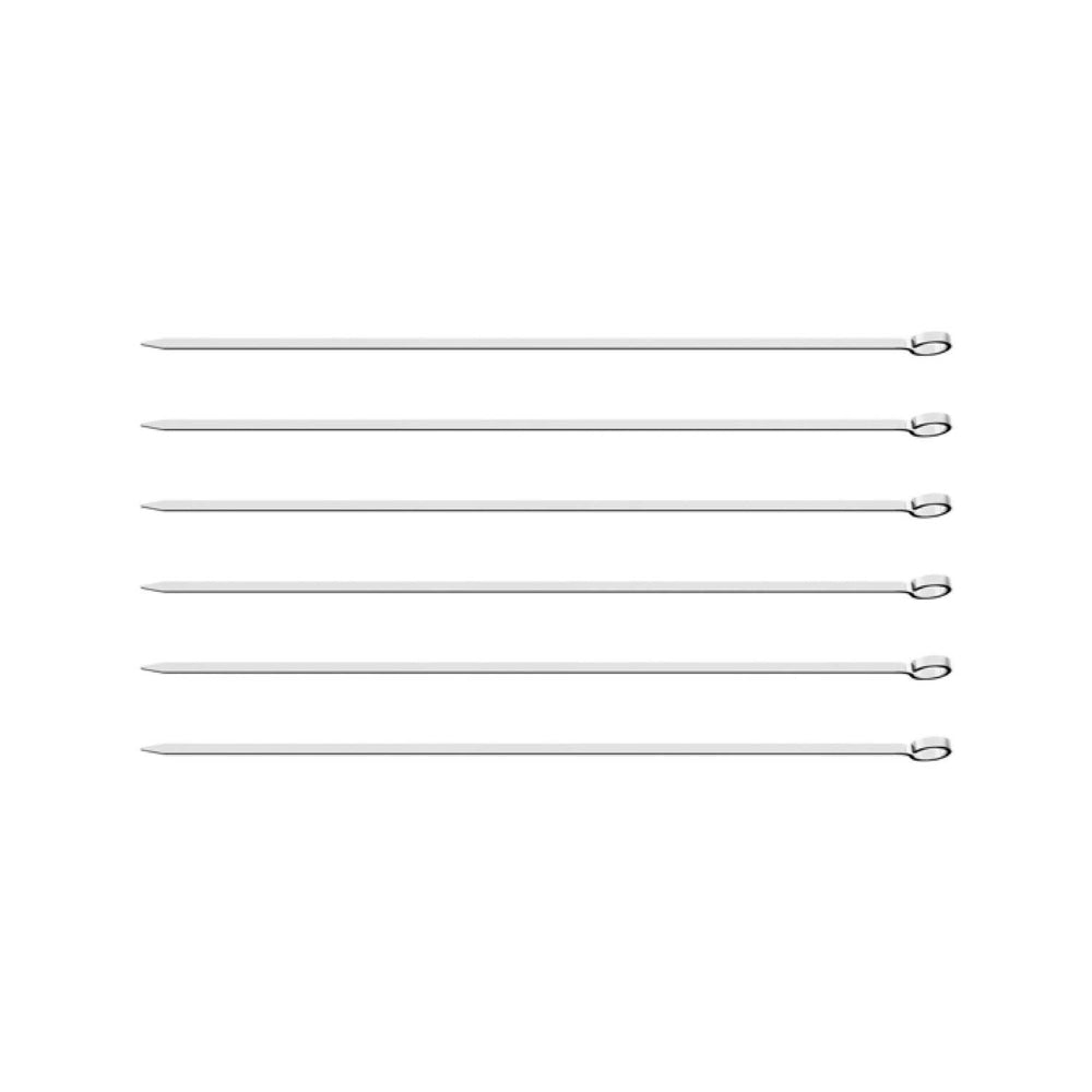 Tramontina 6-Piece Skewer BBQ Set - 30cm