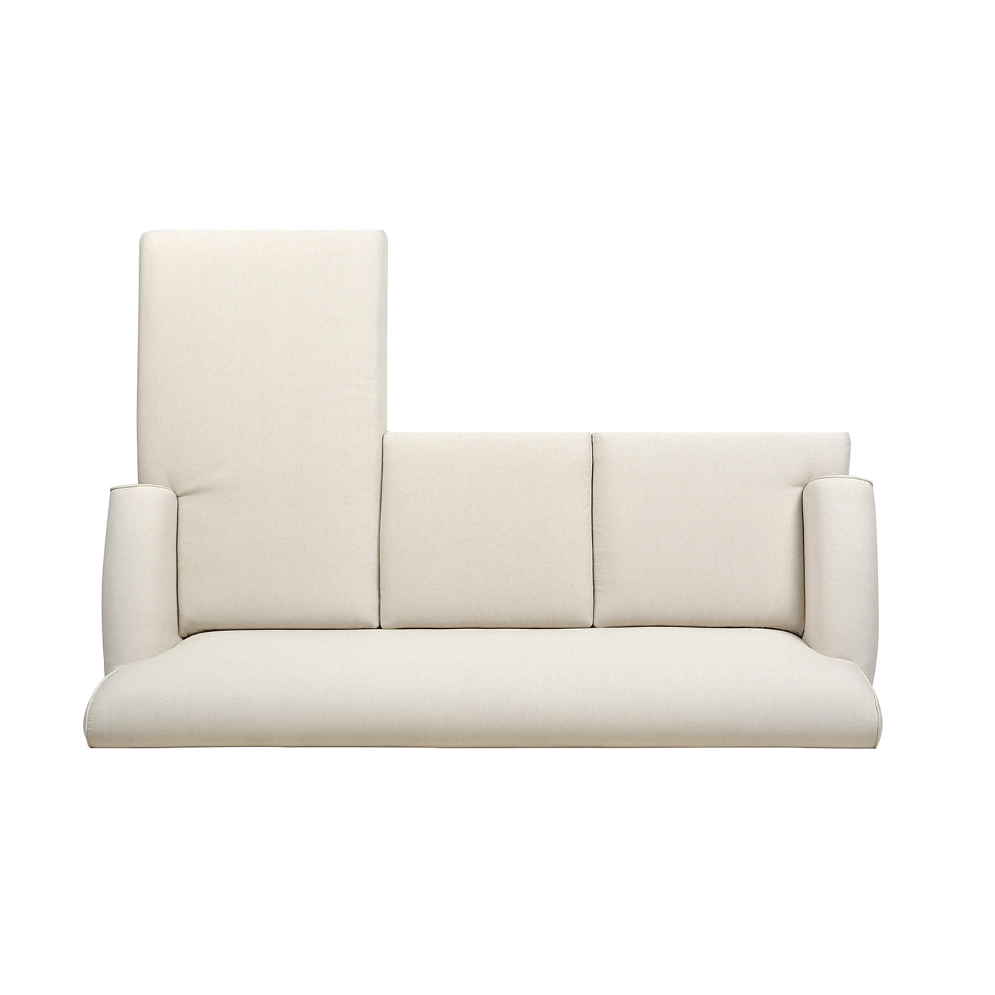 L-Shape Reversible Sectional Sofa with Turned Legs