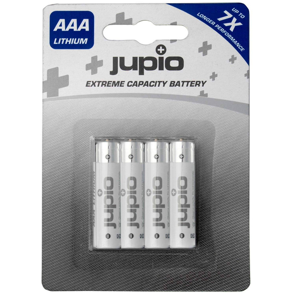 Jupio 4-Pack Non-Rechargeable Lithium Batteries AAA VPE-14