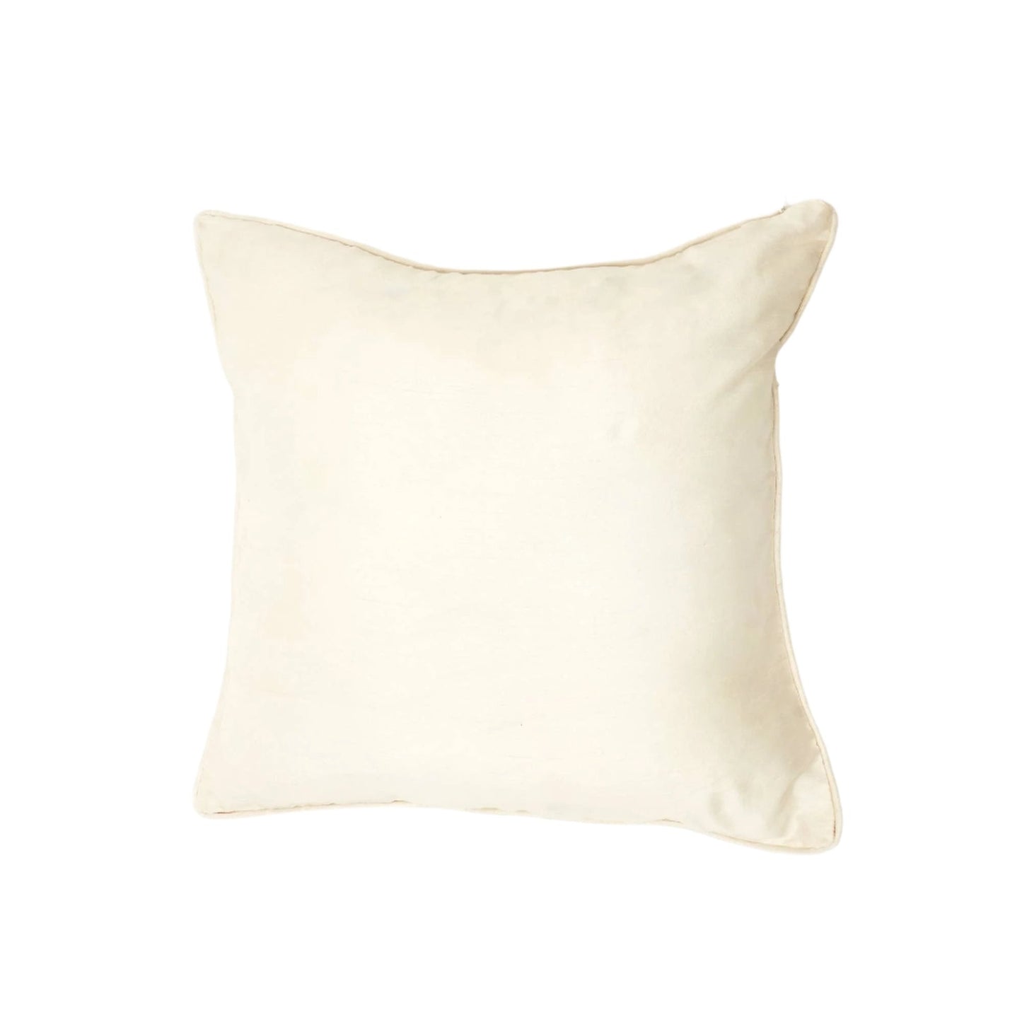 Shining Snow flakes in  Bead Work Cushion