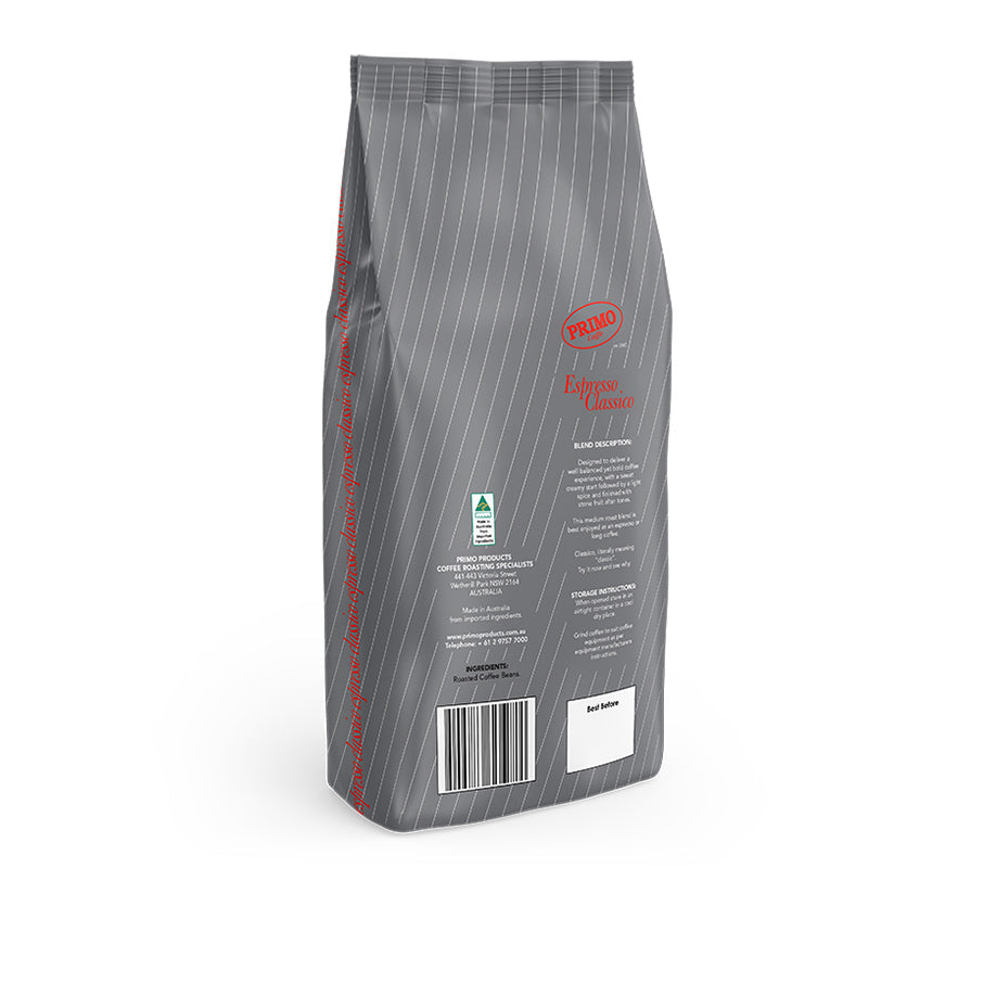 Primo Caffe Coffee Beans Espresso Classico 1kg