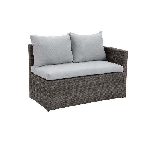 7-Pieces Outdoor Dining Sectional Sofa Set